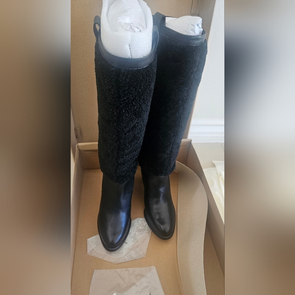 UGG Black Heeled Boots